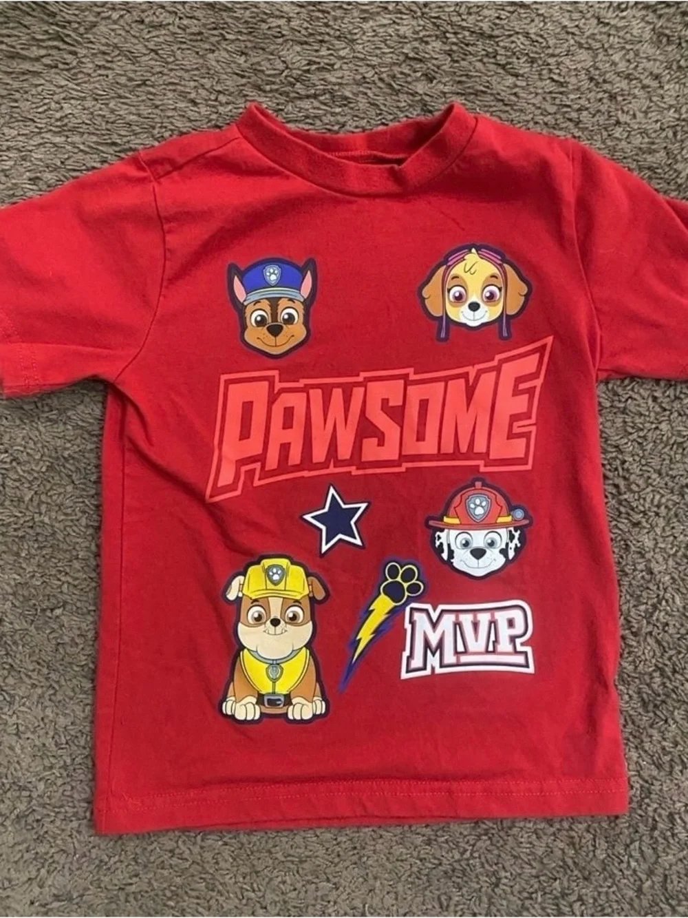 Boys Paw Patrol Pawsome Shirt size 5t - Picture 8 of 8